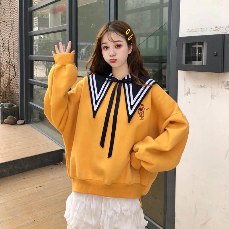 Women's T Shirts Arrival Autumn Winter Clothes Fashion Jumpers Japanese Style Tops Ladies Casual Long Sleeve Sweatshirts Hoodie Students 
Women's T Shirts Arrival Autumn Winter Clothes Fashion Jumpers Japanese Style Tops Ladies Casual Long Sleeve Sweatshirts Hoodie Students
