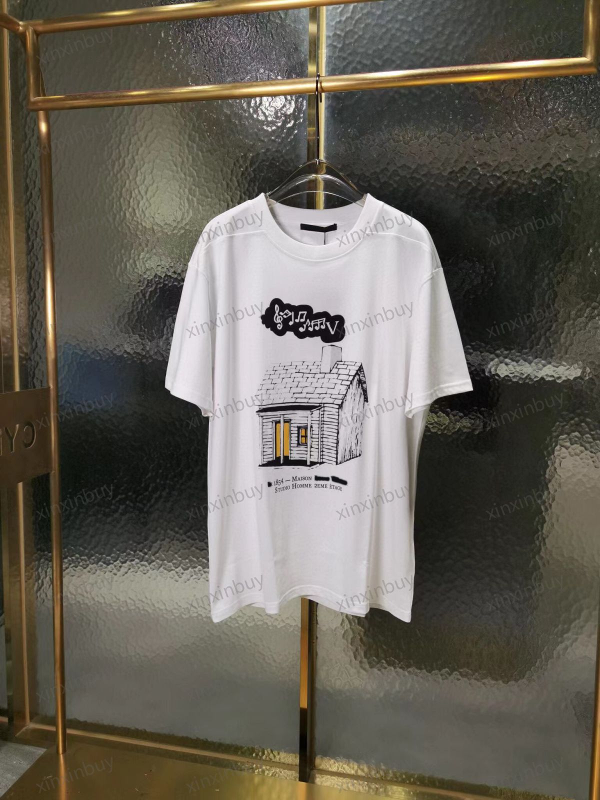 xinxinbuy Men designer Tee t shirt 23ss Paris House letters print short sleeve cotton women white black Beige S-2XL
xinxinbuy Men designer Tee t shirt 23ss Paris House letters print short sleeve cotton women white black Beige S-2XL