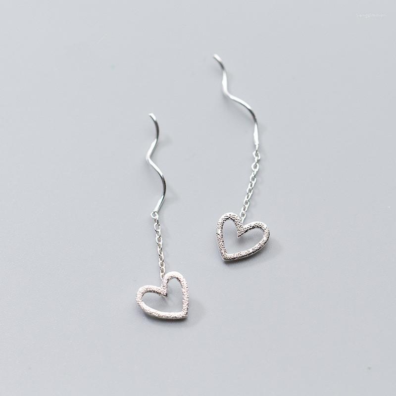 Dangle Earrings Real 925 Sterling Silver Tassel Long Chain Love Heart Drop For Women Girls Fashion Party Wedding Jewelry Gift B066
Dangle Earrings Real 925 Sterling Silver Tassel Long Chain Love Heart Drop For Women Girls Fashion Party Wedding Jewelry Gift B066