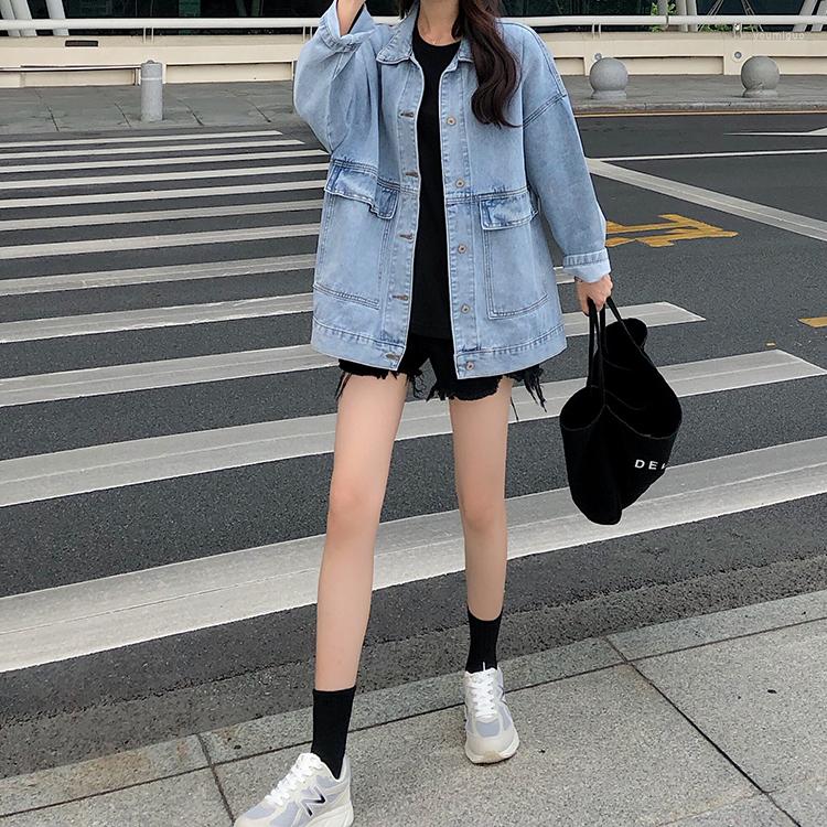 Women' Jackets Women' Casual Jean Coats Fashion Women Loose Denim Jacket Pocket Street Long Sleeve Female Girls Oversized Outwear, Black
Women' Jackets Women' Casual Jean Coats Fashion Women Loose Denim Jacket Pocket Street Long Sleeve Female Girls Oversized Outwear, Black