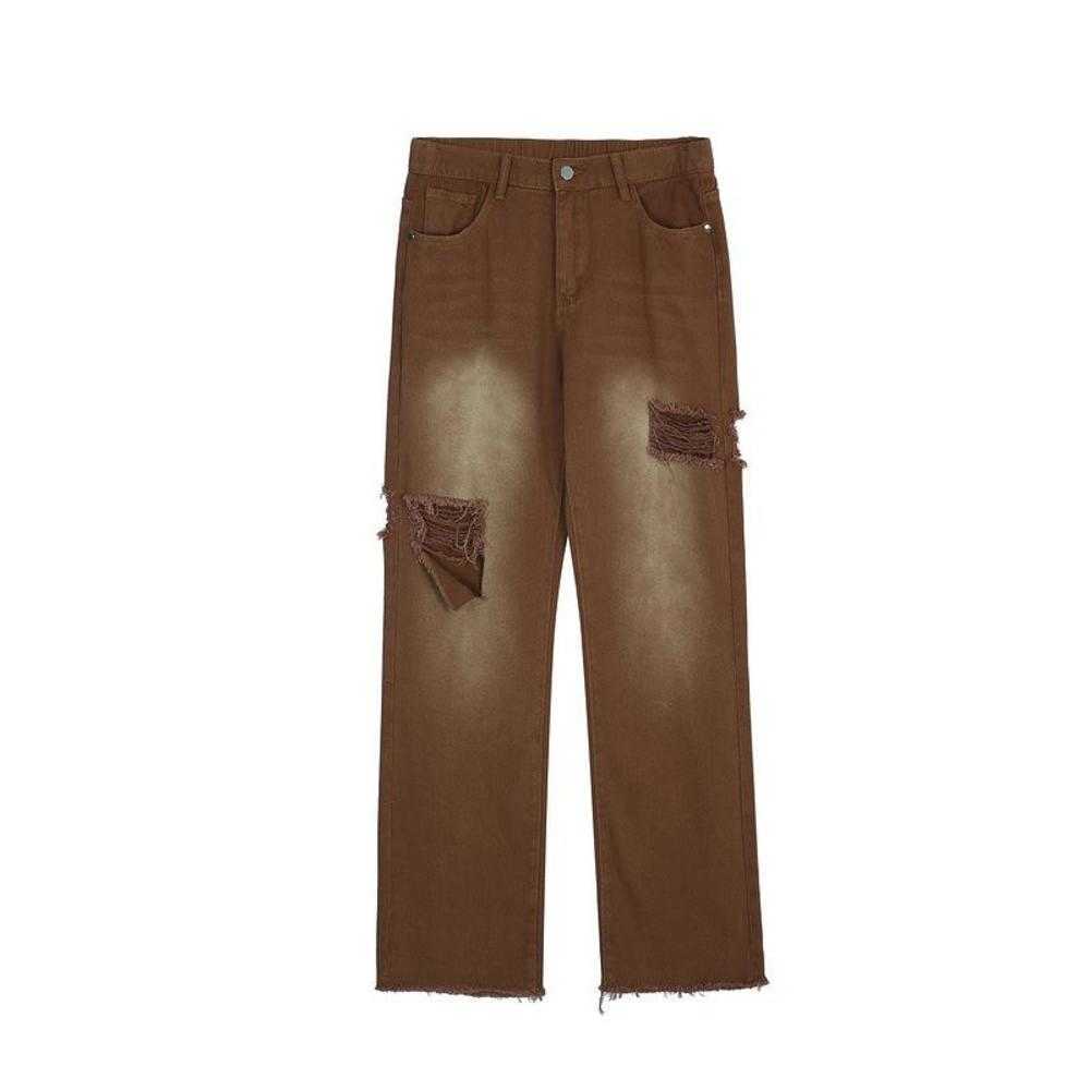 Khaki Color Gradient Tie Dyed Ripped Jeans Trendy Straight Tube Casual American High Street Loose Pants Men Inseqmd
Khaki Color Gradient Tie Dyed Ripped Jeans Trendy Straight Tube Casual American High Street Loose Pants Men Inseqmd