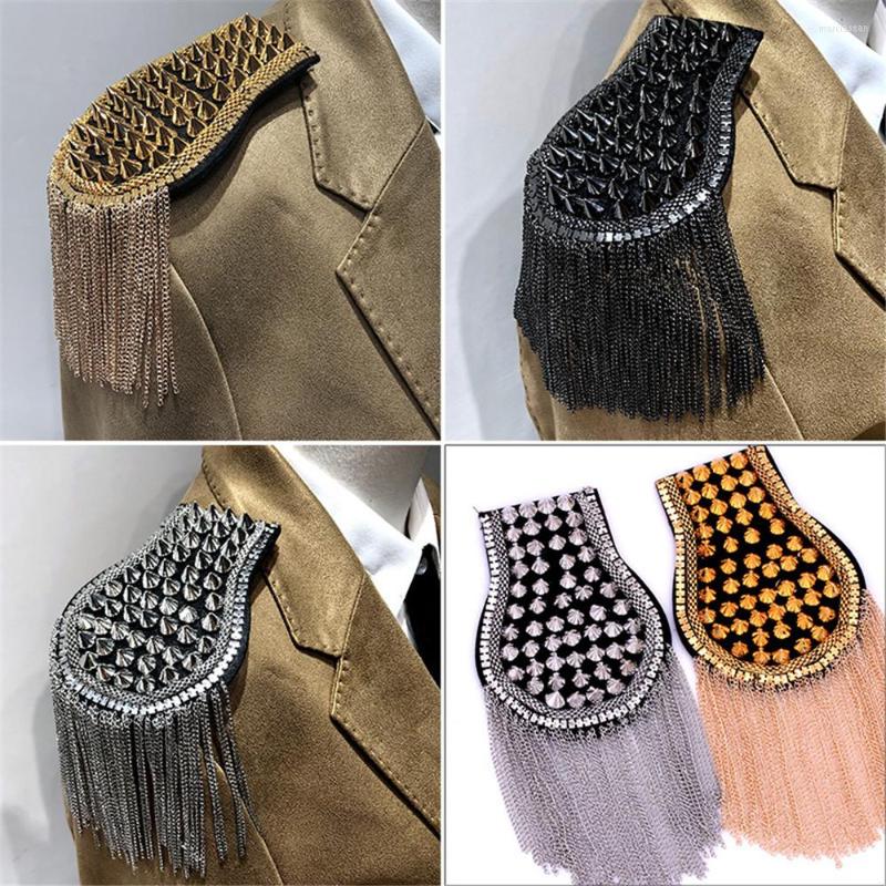 Brooches 1Pc Fashion Handmade Shoulder Jewelry Tassel Rhinestones Epaulettes Clothing Accessories Brooch Epaulet
Brooches 1Pc Fashion Handmade Shoulder Jewelry Tassel Rhinestones Epaulettes Clothing Accessories Brooch Epaulet