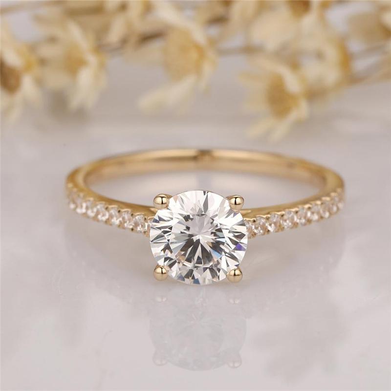 Cluster Rings RandH 6.5mm 1.0 Round Cut Women Jewelry 14K White Gold Women' Wedding Egagement For Party GiftCluster
Cluster Rings RandH 6.5mm 1.0 Round Cut Women Jewelry 14K White Gold Women' Wedding Egagement For Party GiftCluster
