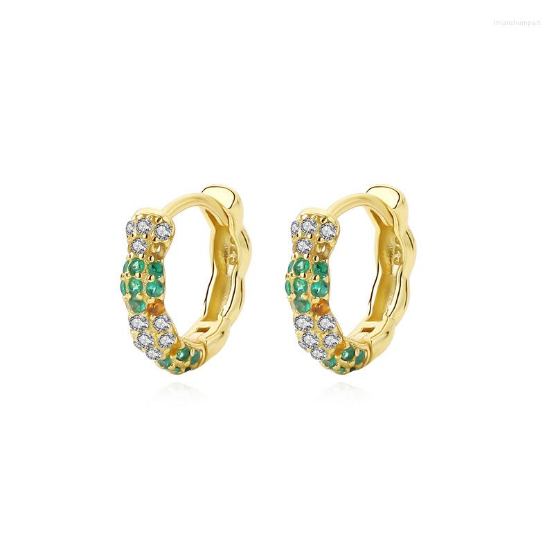 Hoop Earrings Fashion 925 Sterling Silver European Green Zirconia Huggies For Women Elegant Wedding Piercing Jewellery AEZ81
Hoop Earrings Fashion 925 Sterling Silver European Green Zirconia Huggies For Women Elegant Wedding Piercing Jewellery AEZ81
