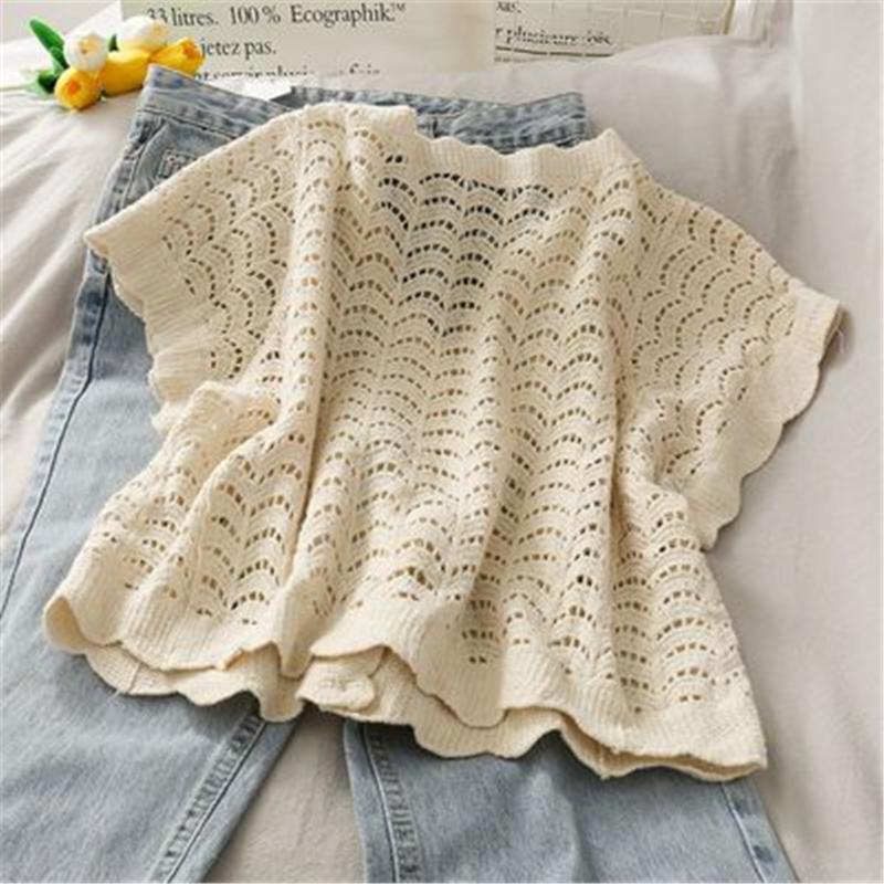 Women's Knits & Tees French Style Elegant Cotton Top 2023 Korean Women Summer Crochet V Neck Buttons Front Short Sleeve Casual CardiganWomen, White short sleeve
Women's Knits & Tees French Style Elegant Cotton Top 2023 Korean Women Summer Crochet V Neck Buttons Front Short Sleeve Casual CardiganWomen, White short sleeve