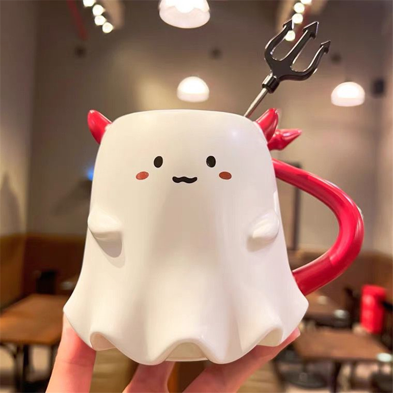 cup Starbucks Cup Halloween Elven Tail Stirring Bar Ceramic Mark Coffee Cup, Multi-color
cup Starbucks Cup Halloween Elven Tail Stirring Bar Ceramic Mark Coffee Cup, Multi-color