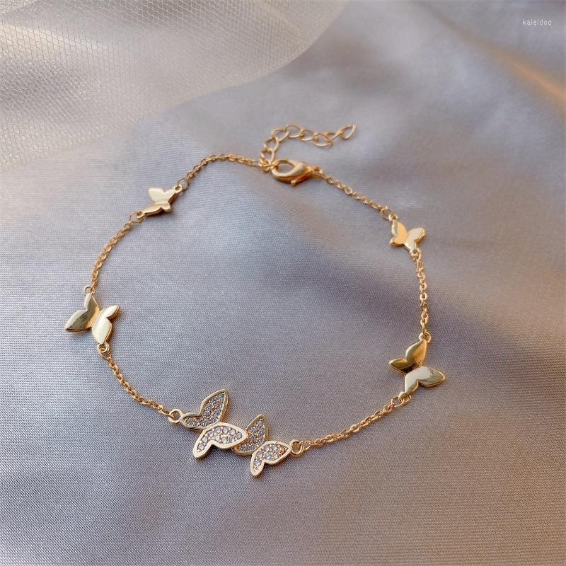 Charm Bracelets Personality Simple Rhinestones Butterfly Bracelet Korean Temperament Fashion Girl Women's Accessories Jewelry Birthday
Charm Bracelets Personality Simple Rhinestones Butterfly Bracelet Korean Temperament Fashion Girl Women's Accessories Jewelry Birthday
