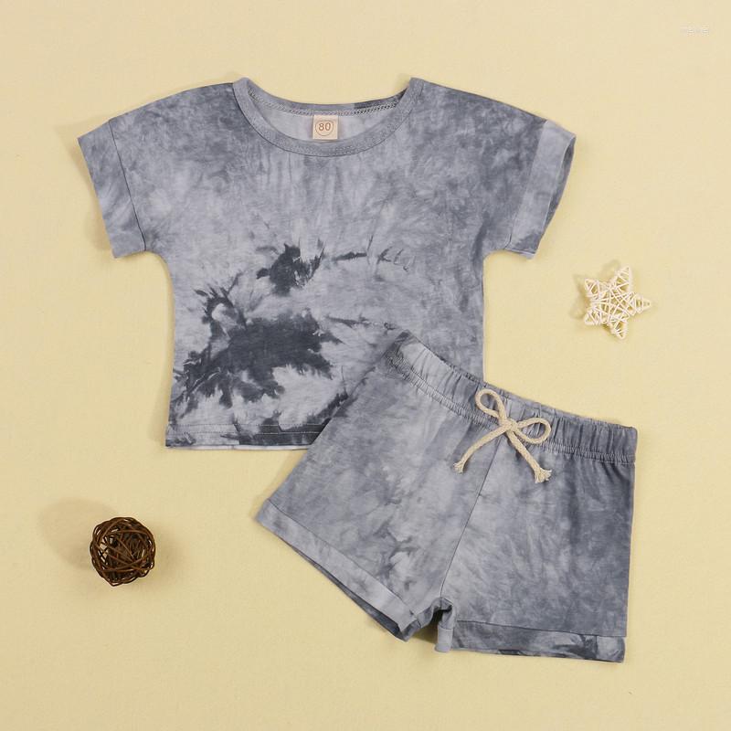 Clothing Sets Kids Suit Set Summer Tie-Dyed O-Neck Short Sleeve T-Shirt Pants For Boys Green/Gray/Blue 1-5 Years
Clothing Sets Kids Suit Set Summer Tie-Dyed O-Neck Short Sleeve T-Shirt Pants For Boys Green/Gray/Blue 1-5 Years
