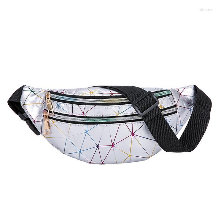 Waist Bags 50pcs/lot Holographic Women Pink Silver Fanny Pack Female Belt Bag Black Geometric Packs Laser Chest
Waist Bags 50pcs/lot Holographic Women Pink Silver Fanny Pack Female Belt Bag Black Geometric Packs Laser Chest