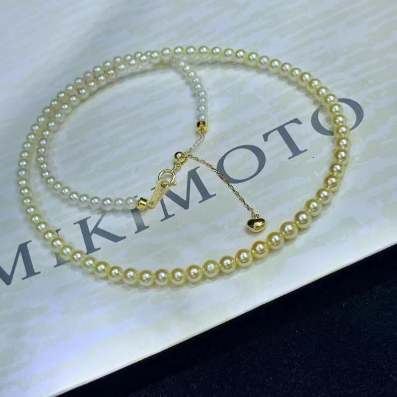 Chains Natural 3-4mm Round Akoya Seawater Pearl Necklace With Real 18K Gold Adjustable Love Clasp Charming Jewelry GiftChains
Chains Natural 3-4mm Round Akoya Seawater Pearl Necklace With Real 18K Gold Adjustable Love Clasp Charming Jewelry GiftChains