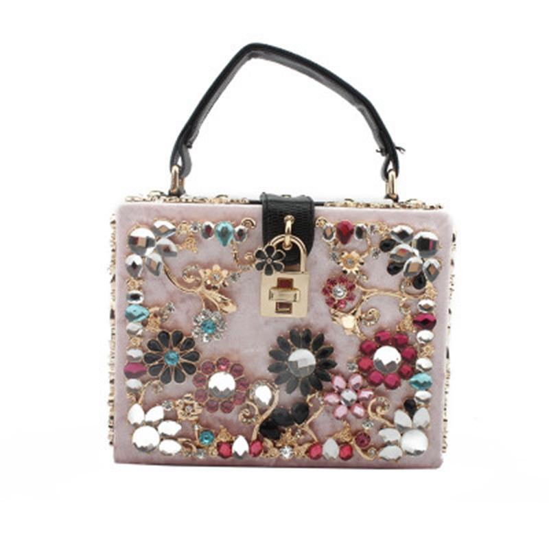 Evening Bags Women's Fashion Velvet Handbag Shoulder Messenger Bag Portable Dress Dinner Diamond HandbagEvening, Hei
Evening Bags Women's Fashion Velvet Handbag Shoulder Messenger Bag Portable Dress Dinner Diamond HandbagEvening, Hei
