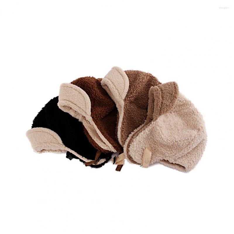 Berets Winter Hat Thickened Riding Women Autumn Solid Artificial Lamb Wool Pilot, Black
Berets Winter Hat Thickened Riding Women Autumn Solid Artificial Lamb Wool Pilot, Black
