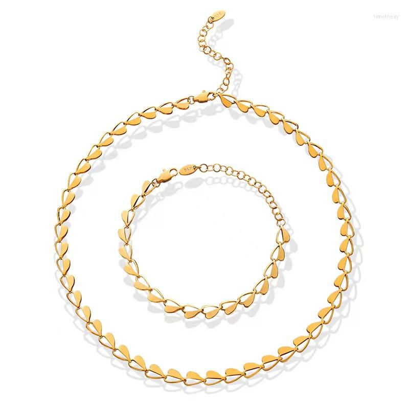 Necklace Earrings Set High Quality Women Stainless Steel Hollow Heart Statement Bracelet Jewelry, Picture shown
Necklace Earrings Set High Quality Women Stainless Steel Hollow Heart Statement Bracelet Jewelry, Picture shown
