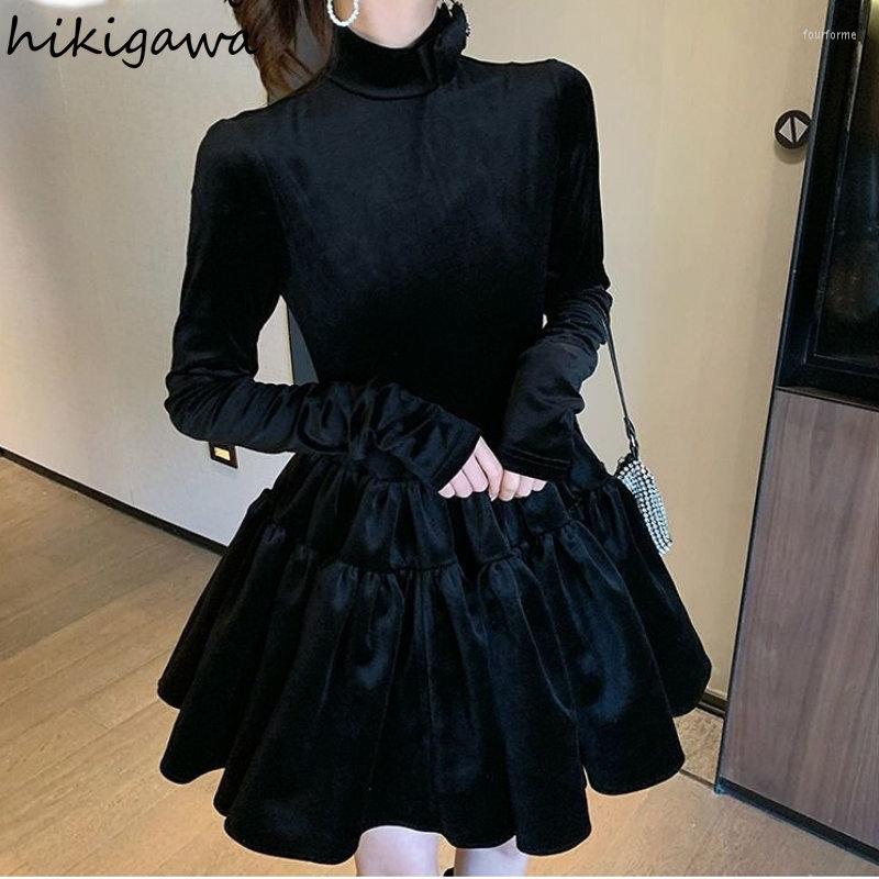 Casual Dresses 2023 Vestidos De Mujer Fashion Women Half High Collar Bow Tunic Sweet Party Dress Temperament Black Robe Femme 27k475
Casual Dresses 2023 Vestidos De Mujer Fashion Women Half High Collar Bow Tunic Sweet Party Dress Temperament Black Robe Femme 27k475