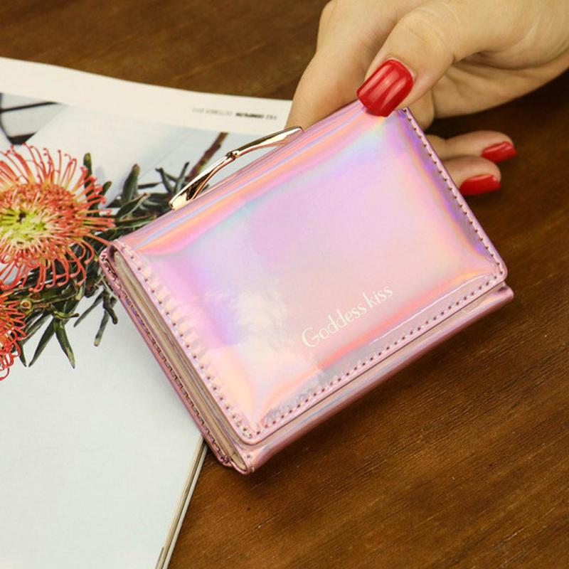 Wallets Women's Small Leather Wallet Cute Laser Purse Female Card Holder For Cards Mini Coin Box Passport Cover Short Purses Women, Bk
Wallets Women's Small Leather Wallet Cute Laser Purse Female Card Holder For Cards Mini Coin Box Passport Cover Short Purses Women, Bk
