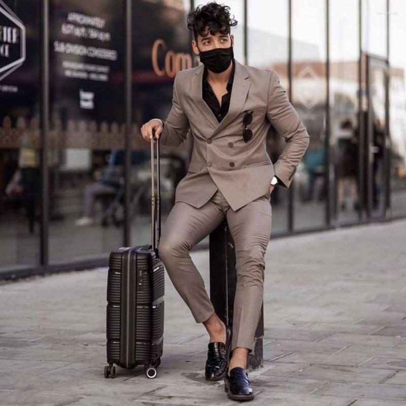 Men's Suits Brown Double-Breasted Costume Men Wedding Tuxedos 2 Pcs Groom Prom Slim Fit Man Blazer Coat Pant Latest Design Business, Black
Men's Suits Brown Double-Breasted Costume Men Wedding Tuxedos 2 Pcs Groom Prom Slim Fit Man Blazer Coat Pant Latest Design Business, Black
