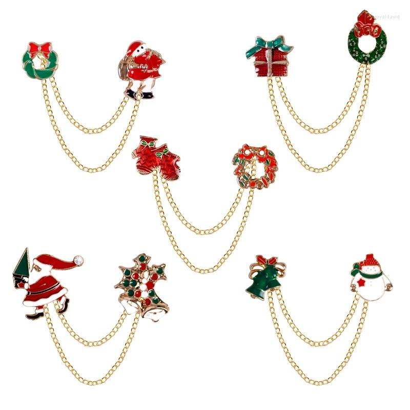 Brooches Christmas Series Ladies Brooch Snowman Bell Elderly Gift Box Enamel Lapel Pin Party Ornament
Brooches Christmas Series Ladies Brooch Snowman Bell Elderly Gift Box Enamel Lapel Pin Party Ornament