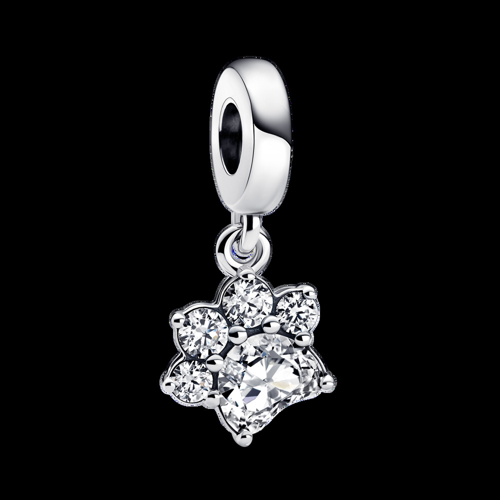 Real 925 Sterling Silvercute Woman Charms For Love Heart Beads Robot Amulet Charm Bracelet Bangles Necklace Charm