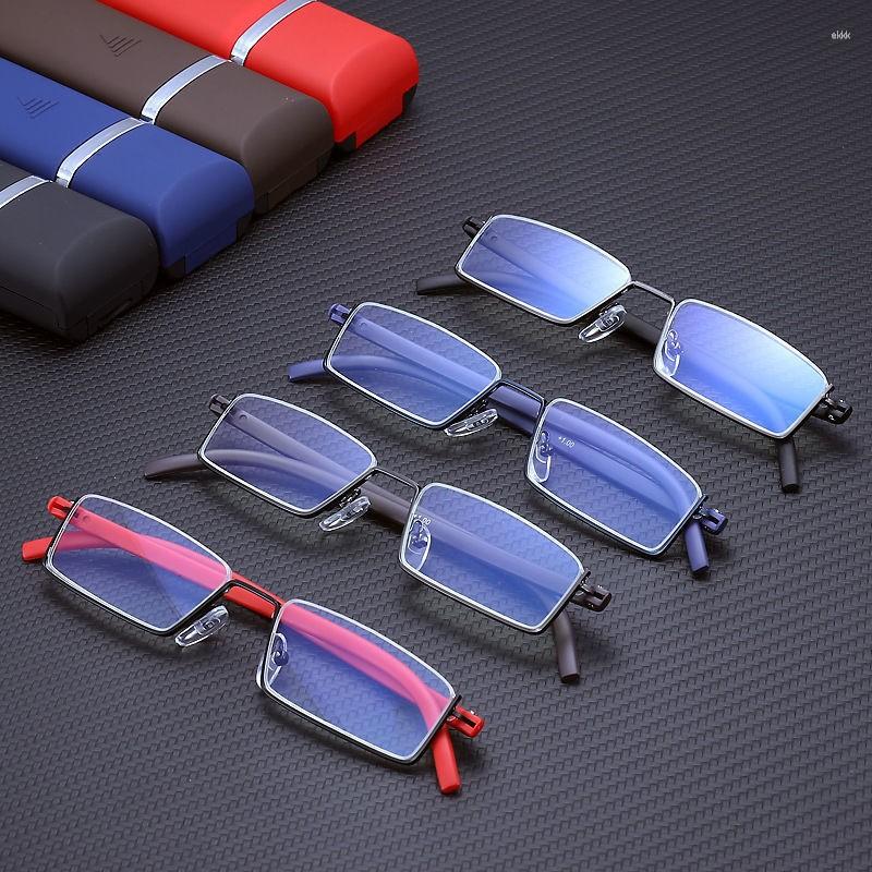 Sunglasses In Metal Anti-blue Presbyopia Glasses Fashion Half Frame Portable Personality Reading Men Women Computer Goggles
Sunglasses In Metal Anti-blue Presbyopia Glasses Fashion Half Frame Portable Personality Reading Men Women Computer Goggles