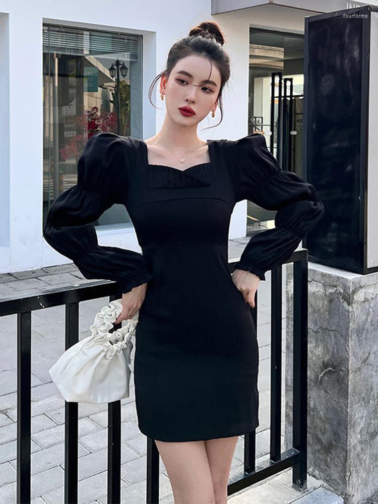 Casual Dresses Fashion Elegant For Women 2023 Vintage Sweet Square Collar Lantern Sleeve Folds Mini Party Street Clothes Female Dress, Black
Casual Dresses Fashion Elegant For Women 2023 Vintage Sweet Square Collar Lantern Sleeve Folds Mini Party Street Clothes Female Dress, Black