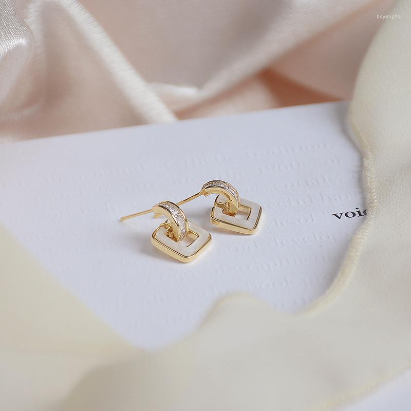 Stud Earrings Korean Trendy Design Square Micro Inlaid Zircon For Women Temperament All-match Earring Bijoux Pendant Gift
Stud Earrings Korean Trendy Design Square Micro Inlaid Zircon For Women Temperament All-match Earring Bijoux Pendant Gift