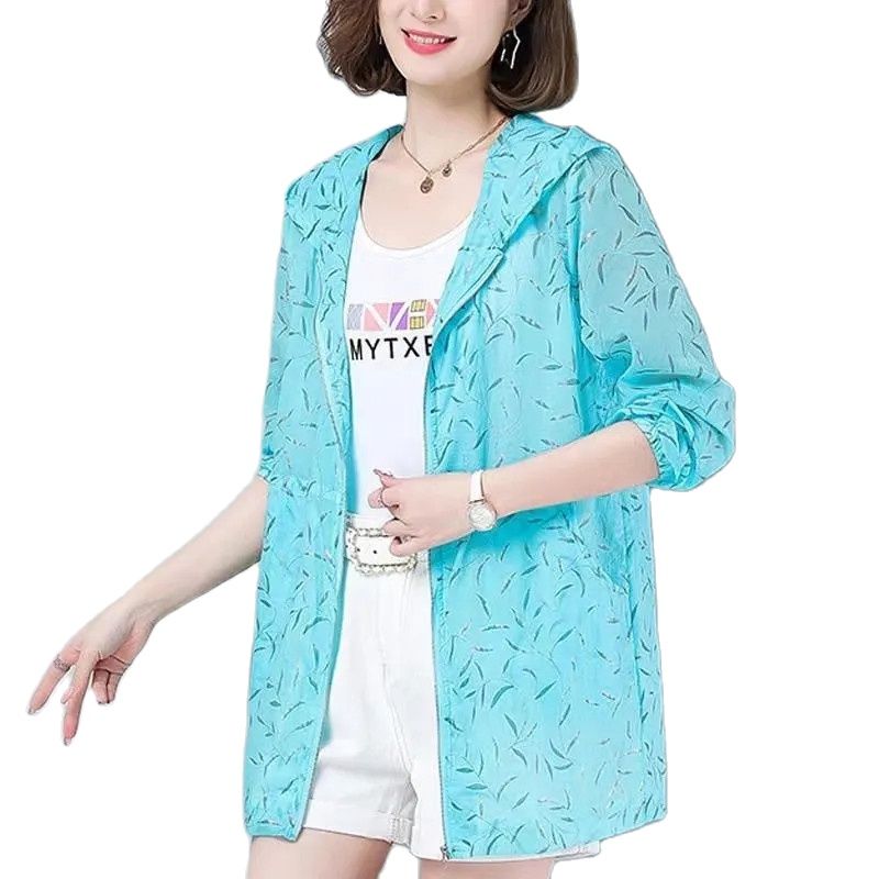 Women's Jackets Sun Protection Clothing Thin Jacket 2023 Summer Mid-Length Loose Printed Casual Coat Outerwear FemalWomen's, Blue
Women's Jackets Sun Protection Clothing Thin Jacket 2023 Summer Mid-Length Loose Printed Casual Coat Outerwear FemalWomen's, Blue