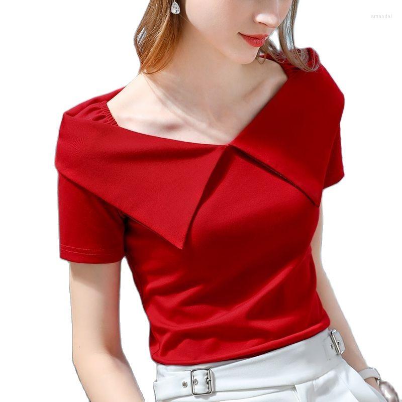 Women' T Shirts Woman' Clothing Spring Summer Style Basic T-Shirts Tops Lady Slim Short Sleeve Square Collar Sheath SS049, Red
Women' T Shirts Woman' Clothing Spring Summer Style Basic T-Shirts Tops Lady Slim Short Sleeve Square Collar Sheath SS049, Red