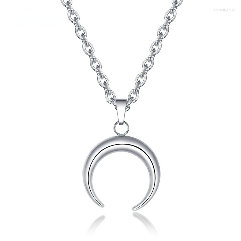 Pendant Necklaces Stainless Steel Ins Wind Design Crescent Titanium Clavicle Chain Ladies Necklace
Pendant Necklaces Stainless Steel Ins Wind Design Crescent Titanium Clavicle Chain Ladies Necklace