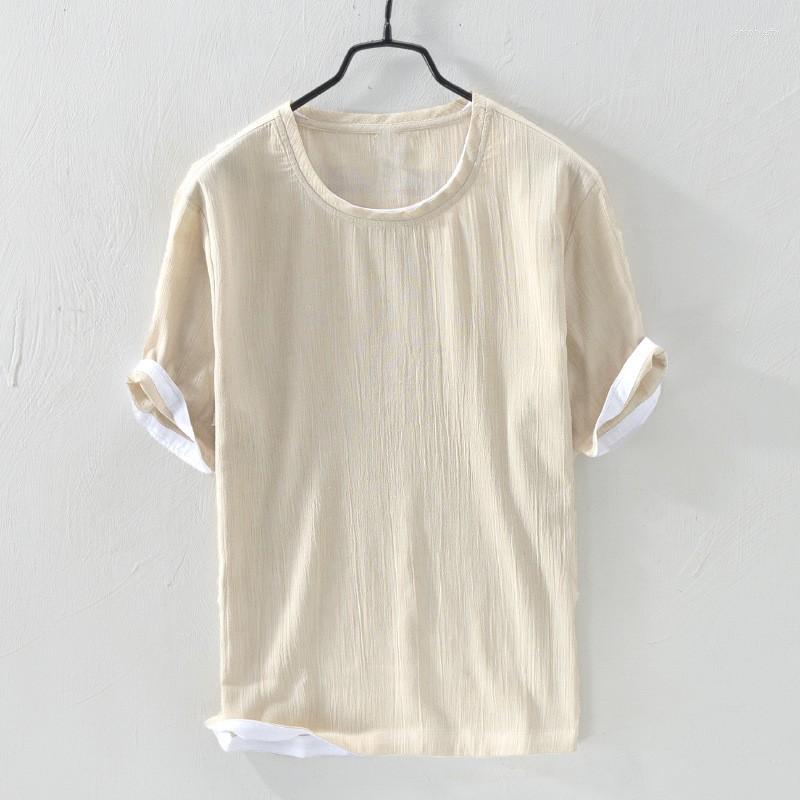 Men's T Shirts Summer Breathable Men's Short Sleeve Linen T-Shirt Chinese Style O-Neck Thin Tops Tees, Blue
Men's T Shirts Summer Breathable Men's Short Sleeve Linen T-Shirt Chinese Style O-Neck Thin Tops Tees, Blue