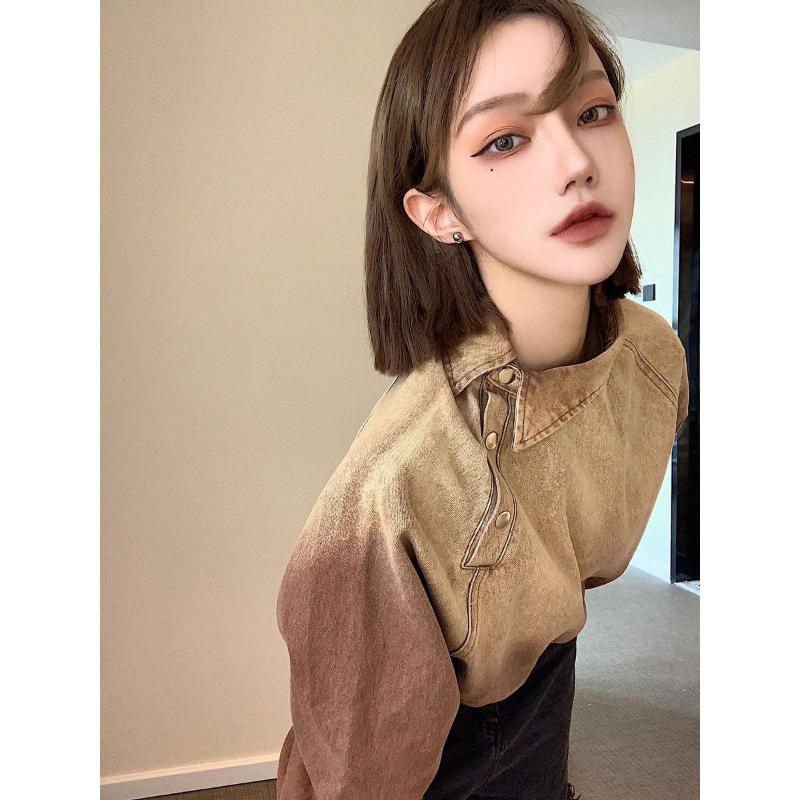 Women' Jackets Women Jeans Coat Cotton 2023 Spring Hoody Korean Office Lady Solid Full Turn-down Collar Short Vintage Tops, Khaki
Women' Jackets Women Jeans Coat Cotton 2023 Spring Hoody Korean Office Lady Solid Full Turn-down Collar Short Vintage Tops, Khaki