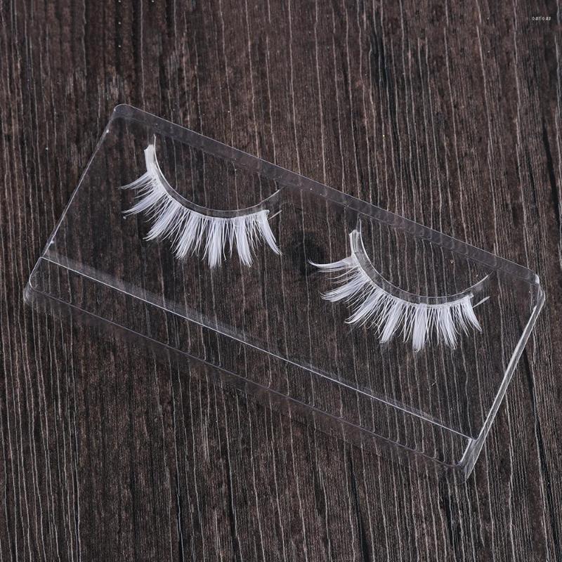 False Eyelashes 1Pair Personality White Thick Long Cross Fake Lashes Women Cosplay Masquerade Eye Extension Makeup Tools
False Eyelashes 1Pair Personality White Thick Long Cross Fake Lashes Women Cosplay Masquerade Eye Extension Makeup Tools