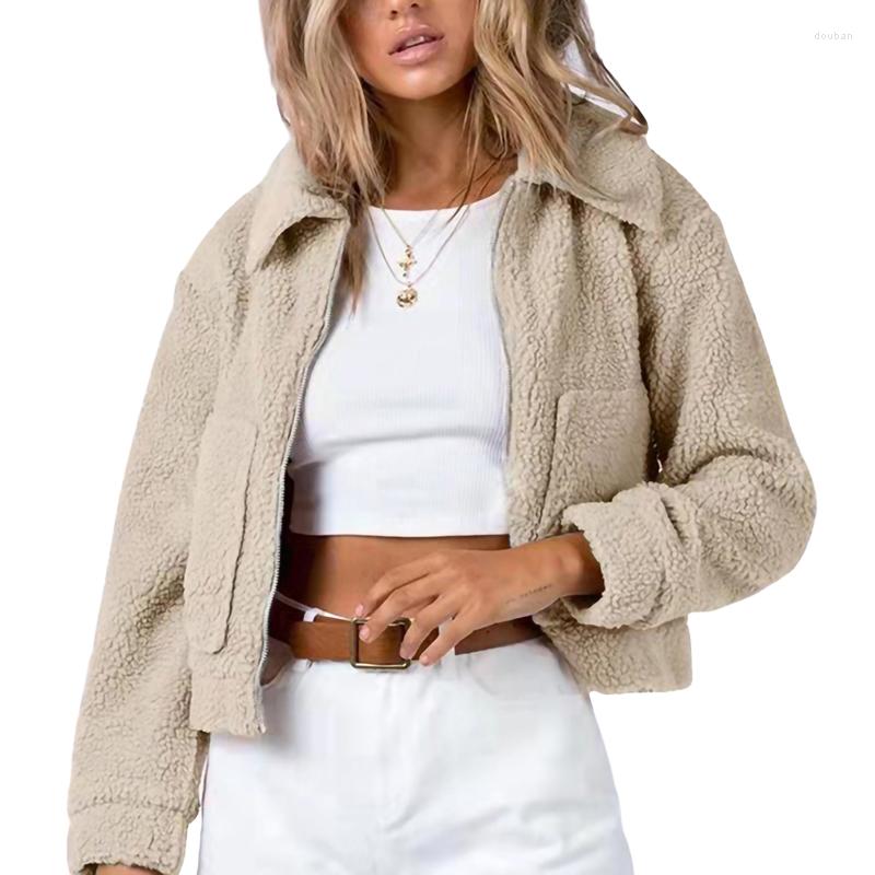 Women' Jackets Kayotuas Women Jacket Spring Autumn Solid Color Front Zip Up With Pocket Warm Outwear Ladies Casual Female Clothing
Women' Jackets Kayotuas Women Jacket Spring Autumn Solid Color Front Zip Up With Pocket Warm Outwear Ladies Casual Female Clothing