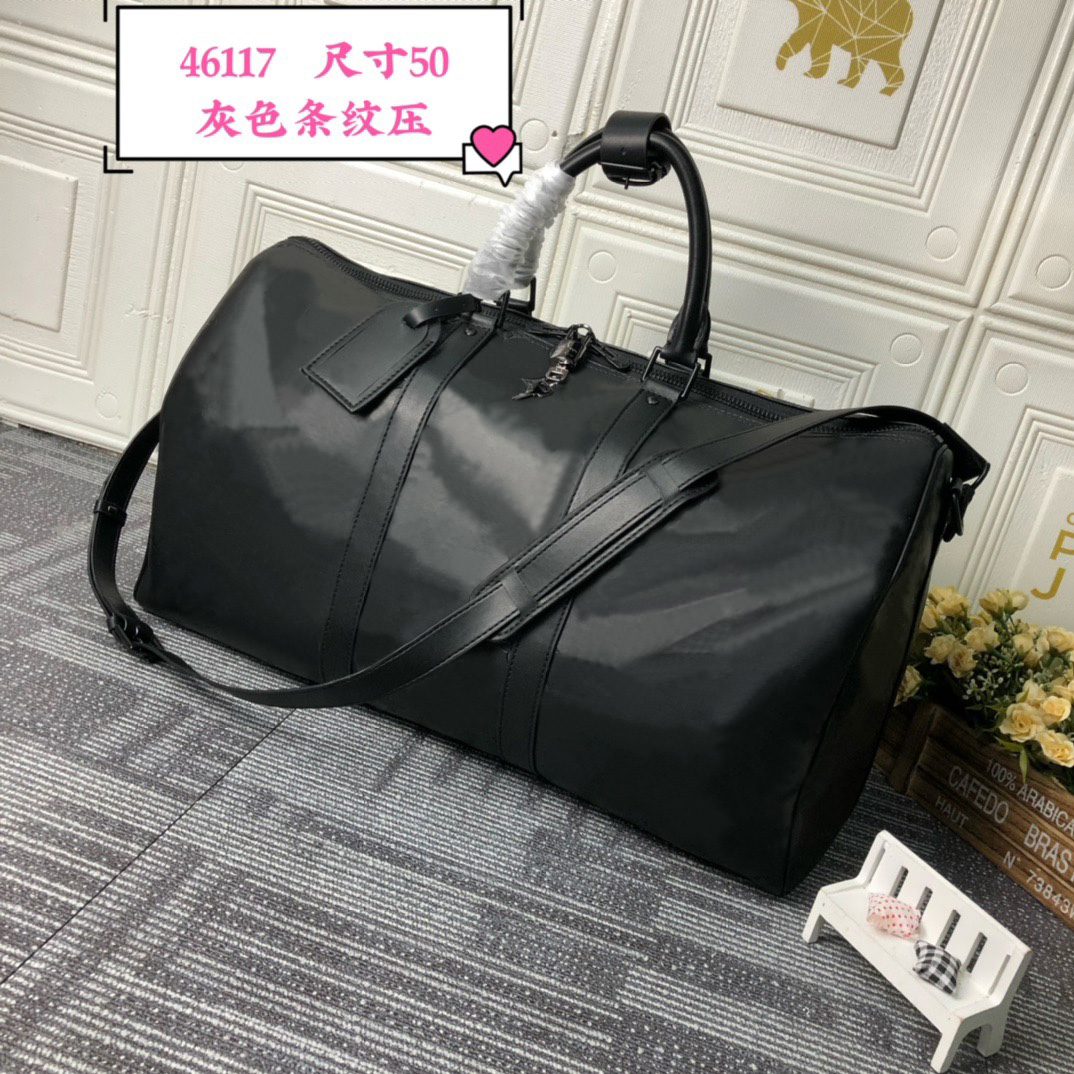 original quality Brand Tote Luxury Designers Bags Handbag Genuine Leather Men Travel Bag Large Capacity Luggage Duffle 50cm