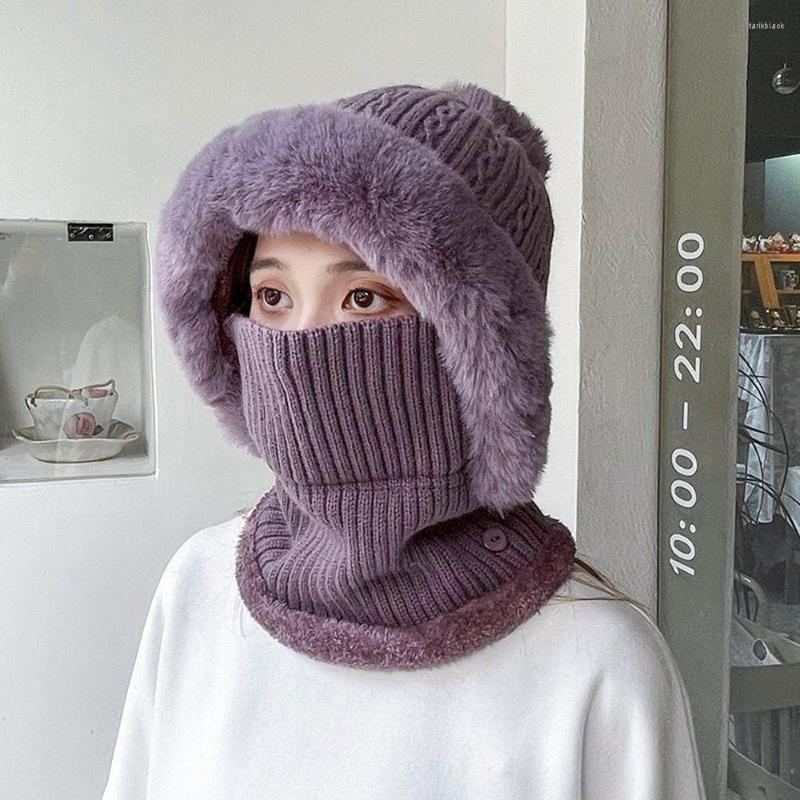 Berets Winter Beanie Scarf Set Hooded For Women Fur Cashmere Neck Warm Russia Outdoor Ski Windproof Hat Thick Plush Fluffy Beanies, Knitted headband
Berets Winter Beanie Scarf Set Hooded For Women Fur Cashmere Neck Warm Russia Outdoor Ski Windproof Hat Thick Plush Fluffy Beanies, Knitted headband