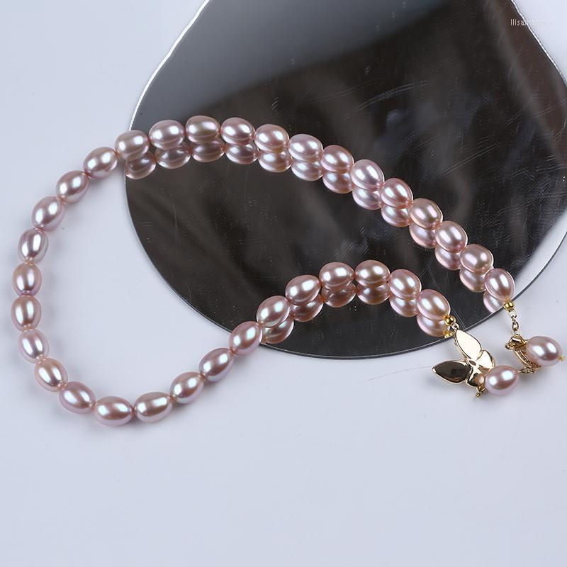 Choker Chokers Good Quality Purple Color Rice Pearl With Butterfly Accessory Fahion Necklace For WomenChokers Llis22
Choker Chokers Good Quality Purple Color Rice Pearl With Butterfly Accessory Fahion Necklace For WomenChokers Llis22