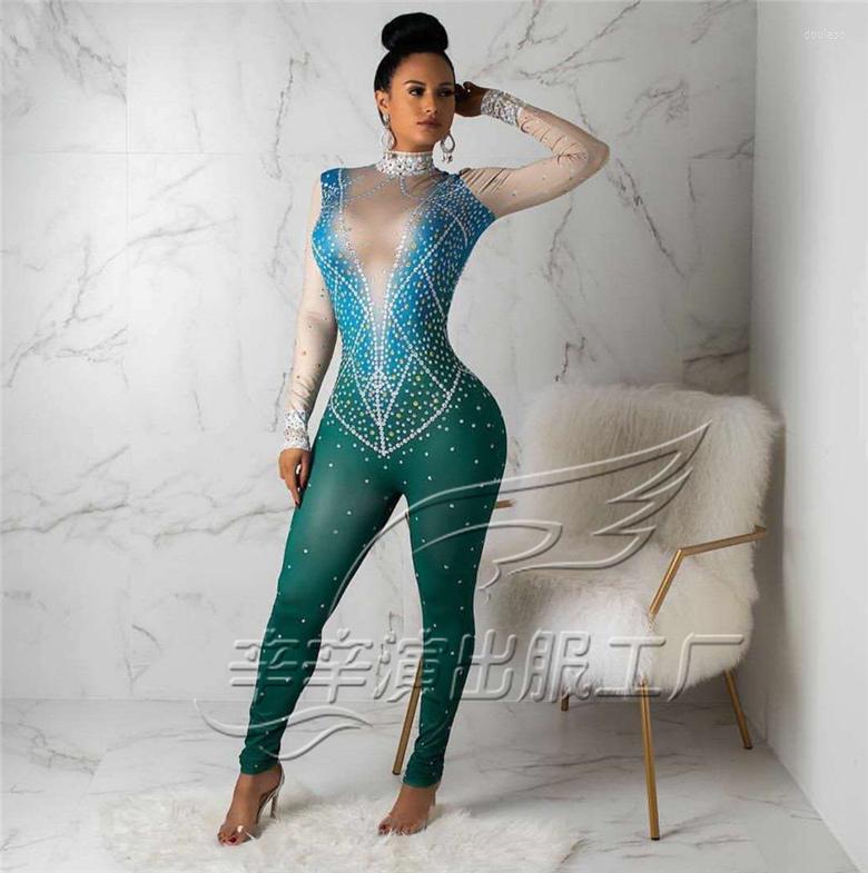 Stage Wear 2023 Women Sexy Silver Rhinestones Backless Jumpsuit Birthday Celebrate Outfit Blue Green Evening Singer Dance, Picture shown
Stage Wear 2023 Women Sexy Silver Rhinestones Backless Jumpsuit Birthday Celebrate Outfit Blue Green Evening Singer Dance, Picture shown