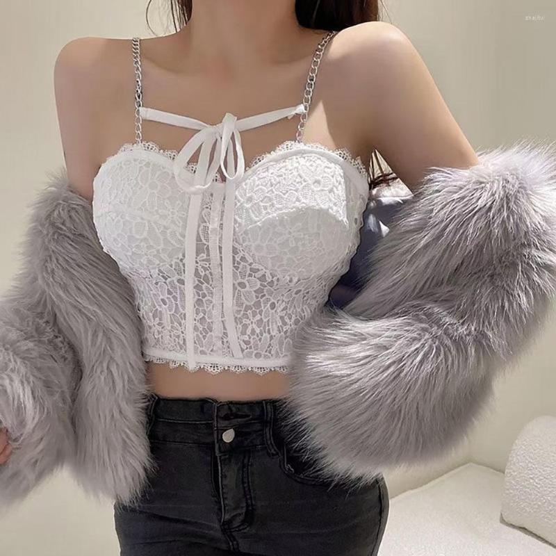 Women's Tanks Summer Tank Top For Women Sexy Lace Camisole Crop Hollow Out Underwear Vest Women's Corset Tops, White
Women's Tanks Summer Tank Top For Women Sexy Lace Camisole Crop Hollow Out Underwear Vest Women's Corset Tops, White