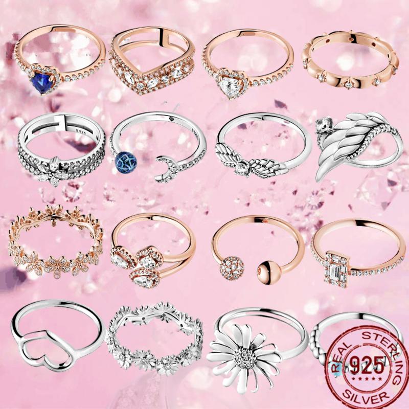 Cluster Rings Authentic 925 Sterling Silver Princess Tiara Crown Sparkling Love Heart CZ For Women Engagement Jewelry AnniversaryCluster
Cluster Rings Authentic 925 Sterling Silver Princess Tiara Crown Sparkling Love Heart CZ For Women Engagement Jewelry AnniversaryCluster