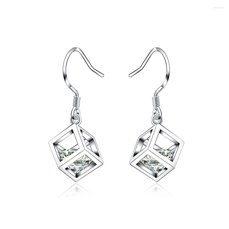 Dangle Earrings 925 Sterling Silver Square Cubic Zircon Earring For Women Lady Wedding Engagement Party Fashion Jewelry
Dangle Earrings 925 Sterling Silver Square Cubic Zircon Earring For Women Lady Wedding Engagement Party Fashion Jewelry