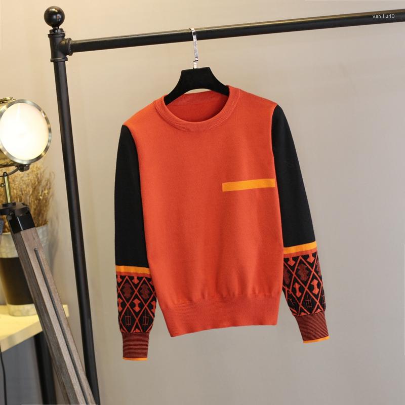 Women's Sweaters Knitted Sweater Women 2023 Autumn And Winter High Quality Geometric Sleeve Ladies Jumper, Caramel red color
Women's Sweaters Knitted Sweater Women 2023 Autumn And Winter High Quality Geometric Sleeve Ladies Jumper, Caramel red color