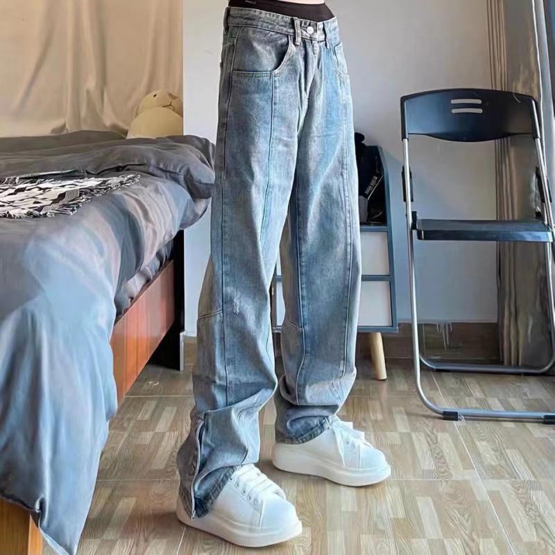 Men's Jeans High Street For Men Vintage Forked Denim Trousers Spring Autumn Loose Blue Wide Leg Pants Fashion Bottoms Male ClothingMen's
Men's Jeans High Street For Men Vintage Forked Denim Trousers Spring Autumn Loose Blue Wide Leg Pants Fashion Bottoms Male ClothingMen's