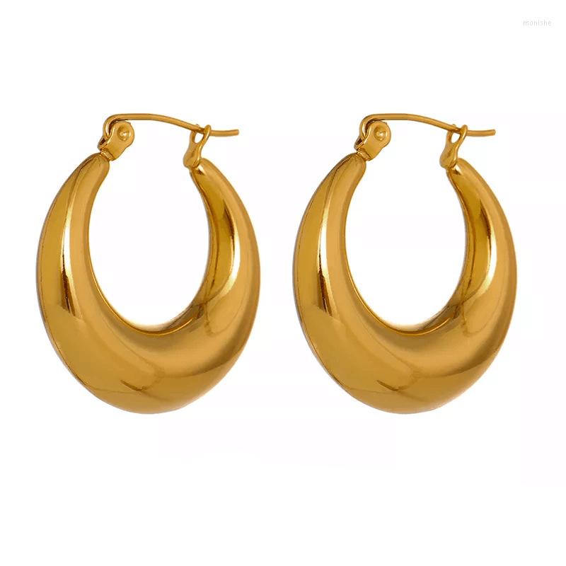 Hoop Earrings Gold Plated Stainless Steel For Women Ladies Classic Hollow Square Oval Circle Jewelry Drop
Hoop Earrings Gold Plated Stainless Steel For Women Ladies Classic Hollow Square Oval Circle Jewelry Drop