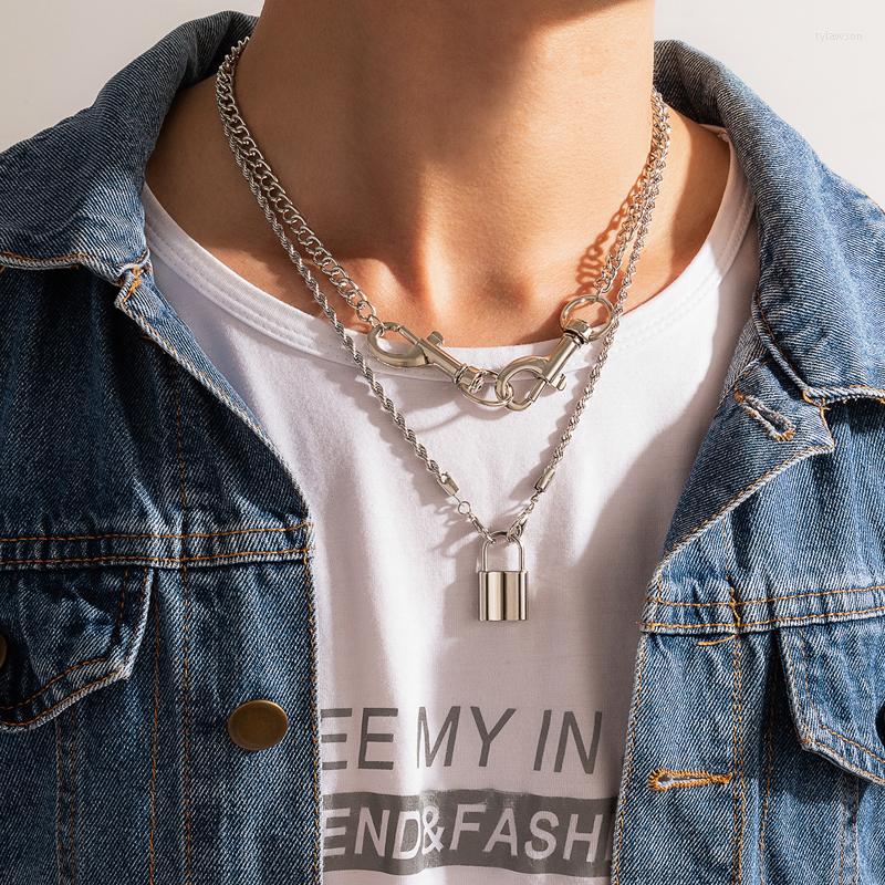 Pendant Necklaces Punk Thick Chain Necklace For Women Men Silver Color Alloy Multi-layer Hiphop Concert Party Jewelry Collar 16336
Pendant Necklaces Punk Thick Chain Necklace For Women Men Silver Color Alloy Multi-layer Hiphop Concert Party Jewelry Collar 16336