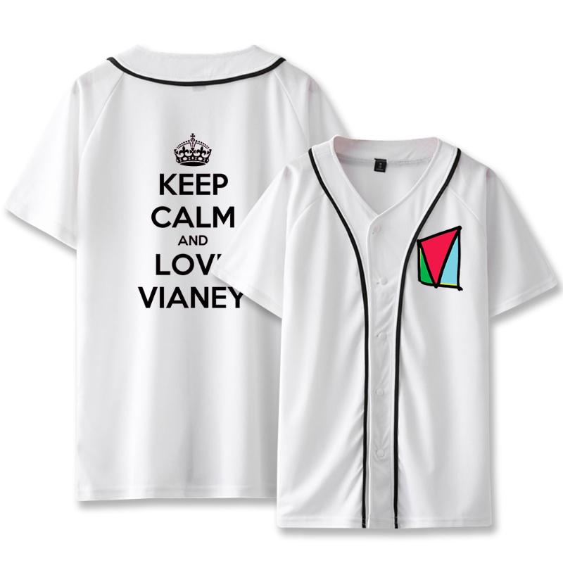 Women's Jackets Vianney Thin Baseball Uniform SingleBreasted Loose Cotton And Polyester Fashion Printed Casual, White
Women's Jackets Vianney Thin Baseball Uniform SingleBreasted Loose Cotton And Polyester Fashion Printed Casual, White