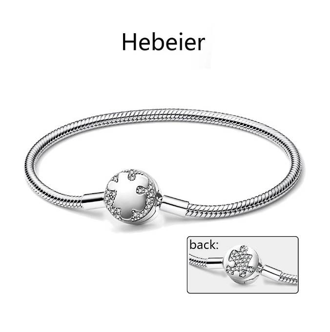 New Sparkle Puzzle Classic 925 Sterling Silver Snake Bone Bracelet Suitable For Charm Bead Pendant Diy Fine Jewelry Gift
New Sparkle Puzzle Classic 925 Sterling Silver Snake Bone Bracelet Suitable For Charm Bead Pendant Diy Fine Jewelry Gift