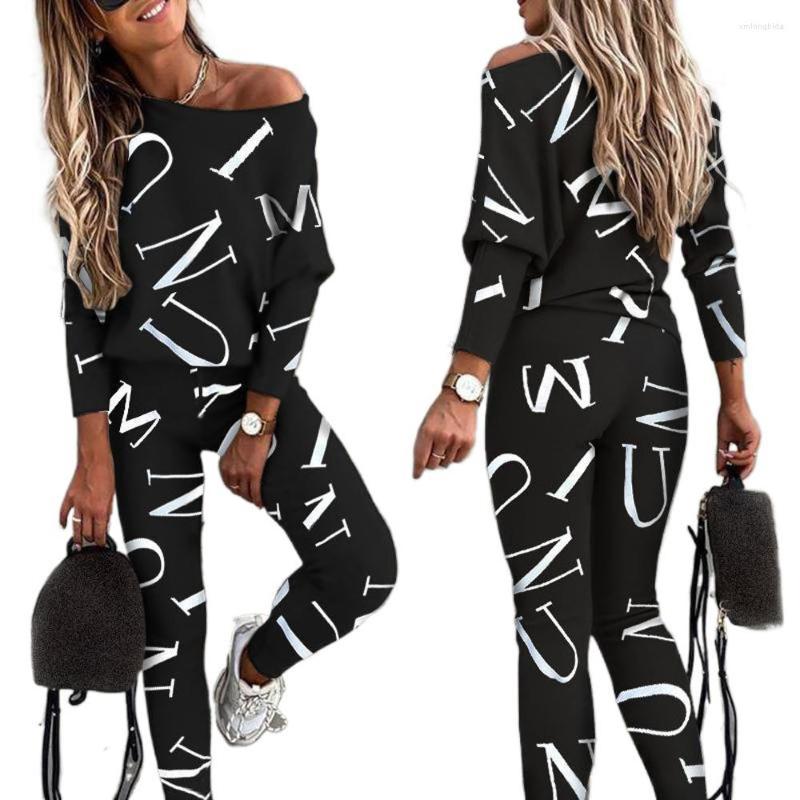 Women' Two Piece Pants 2023 Casual Set Suit Women Tracksuits Harajuku Long Sleeve Letter Printed Sweatshirt Elastic Waist Pencil High, Black
Women' Two Piece Pants 2023 Casual Set Suit Women Tracksuits Harajuku Long Sleeve Letter Printed Sweatshirt Elastic Waist Pencil High, Black