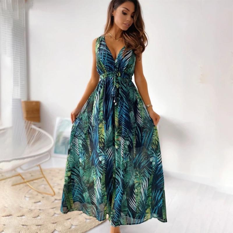 Casual Dresses Sexy Deep V Neck Print Boho Dress Women Sleeveless Backless Maxi 2023 Summer Vintage Vacation Beach Long DressesCasual, Green
Casual Dresses Sexy Deep V Neck Print Boho Dress Women Sleeveless Backless Maxi 2023 Summer Vintage Vacation Beach Long DressesCasual, Green