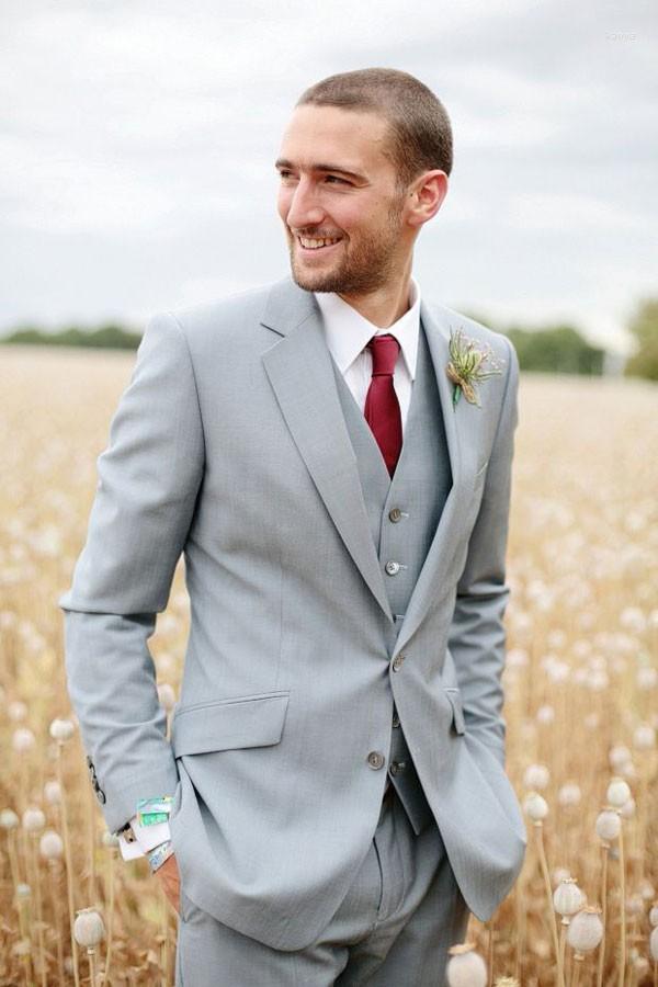 Men's Suits 3 Pieces (Jacket Pants Vest Tie) Notch Lapel Two Buttons Fashion Tuxedos Formal Costume Made Latest Style High Quality Men, Picture shown 
Men's Suits 3 Pieces (Jacket Pants Vest Tie) Notch Lapel Two Buttons Fashion Tuxedos Formal Costume Made Latest Style High Quality Men, Picture shown