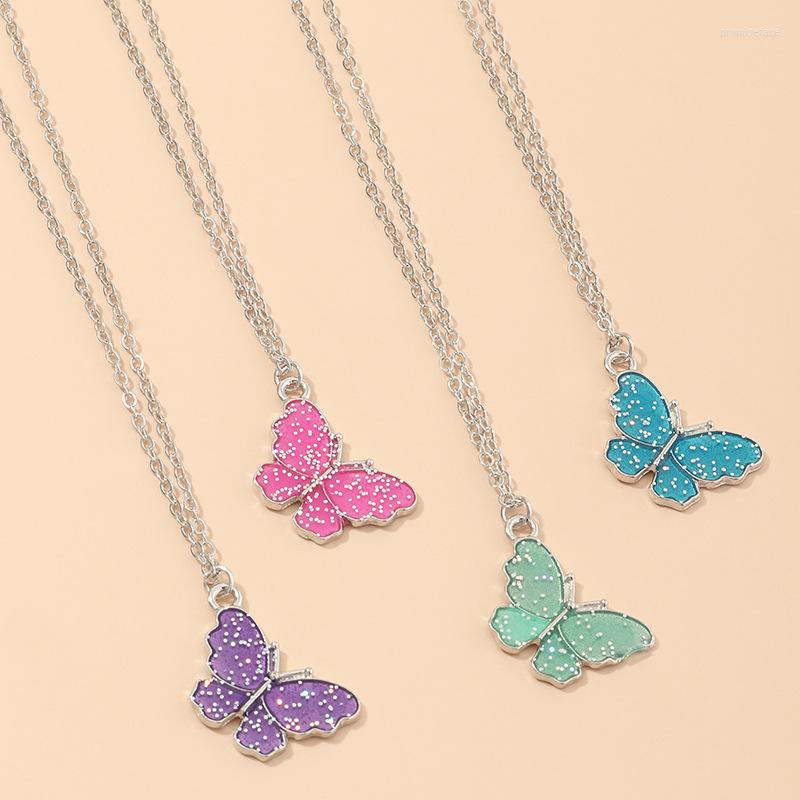 Pendant Necklaces Cute Butterfly Necklace For Women Gold Color Long Chain Statement Fashion Charm Jewelry Valentine's Day Gifts
Pendant Necklaces Cute Butterfly Necklace For Women Gold Color Long Chain Statement Fashion Charm Jewelry Valentine's Day Gifts