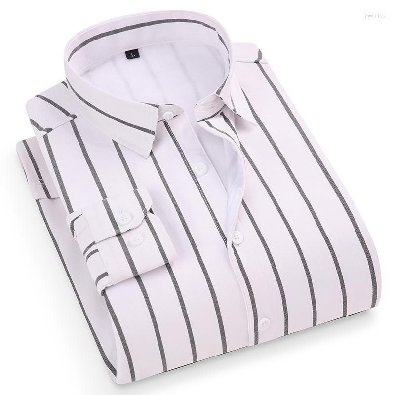Men's Dress Shirts 2023 High-end Men's Handsome Autumn And Winter Padded Thickened Long-sleeved Shirt Warm Striped Bottoming, Dark blue
Men's Dress Shirts 2023 High-end Men's Handsome Autumn And Winter Padded Thickened Long-sleeved Shirt Warm Striped Bottoming, Dark blue